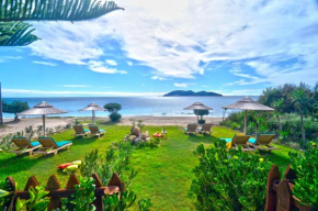 Beachfront Andriana Villa with mini pool and spa